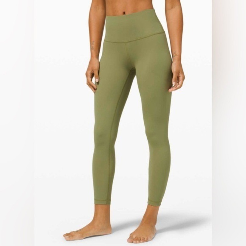 Lululemon Wunder Under High-Rise Tight 25" *Full-On Luxtreme Bronze Green 12
